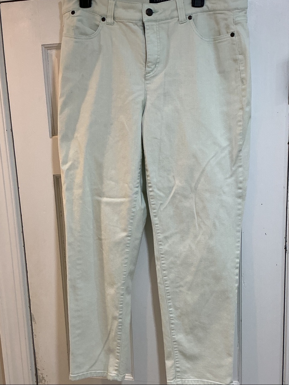 Talbots Simply Flattering 5- Pocket Jeans in a lovely shade of Aqua